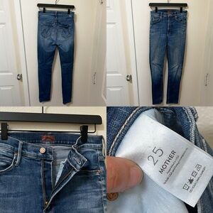 •MOTHER• The Dazzler Skimp Straight Leg Jeans Size 25